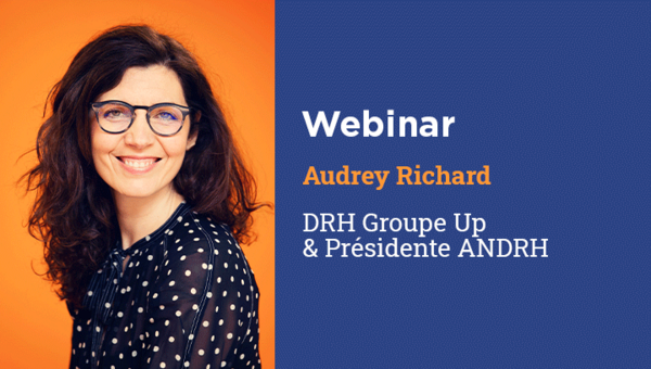 Photo d'Audrey Richard, Présidente de l'ANDRH et DRH du Groupe Up