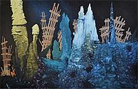 Photo de l'installation "The City, Oil on Steel" par Quentin Germain, artiste invité par l'Executive Master Gestion de patrimoine artistique privé en formation continue, Dauphine Executive Education