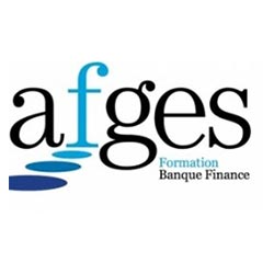 Logo de AFGES, partenaire de l'Executive Master Banque, contrôles et régulation en formation continue de Dauphine Executive Education ( Université Paris Dauphine-PSL)