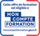 Cette offre de formation est éligible à Mon Compte Formation www.moncompteformation.gouv.fr